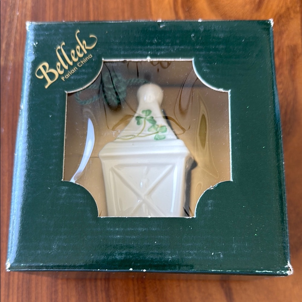 NEW Belleek Lantern Ornament Retired #B2916